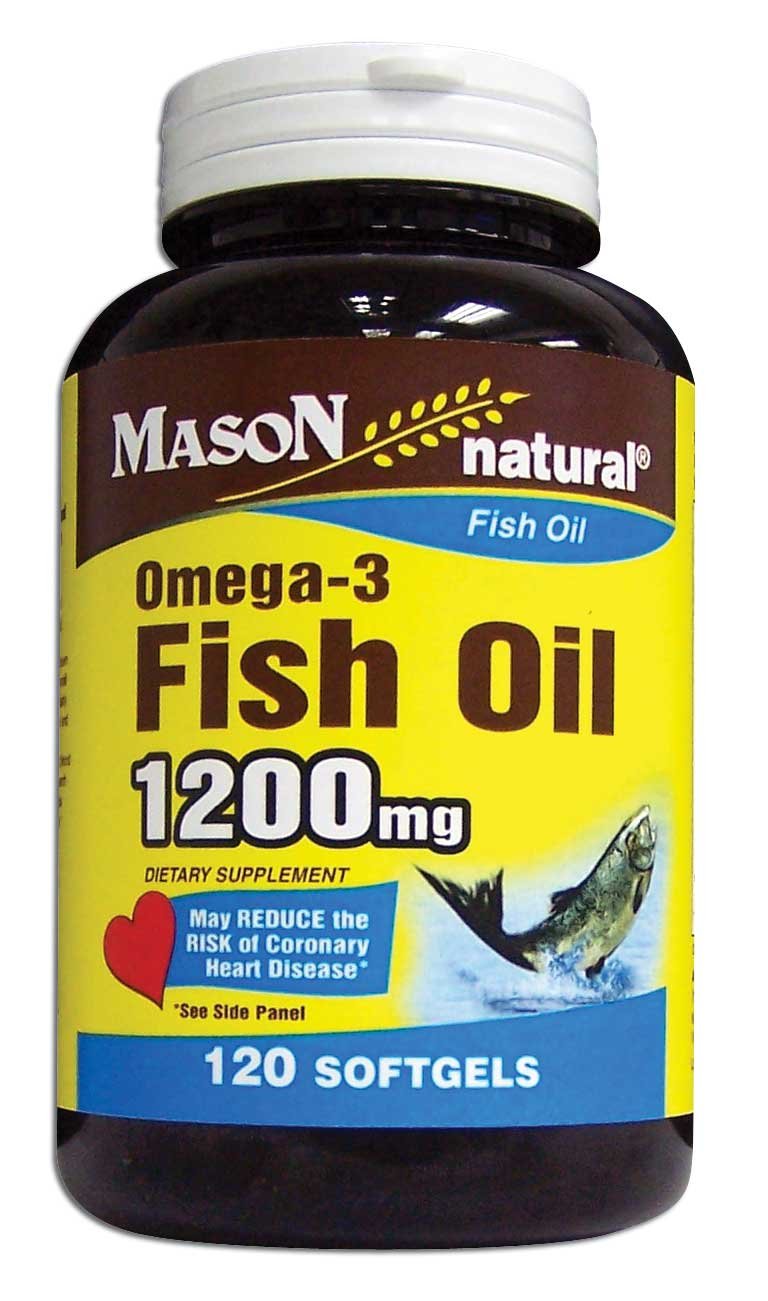 Omega3 Fish Oil 1200mg Dietary Supplement Softgels 120