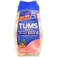 Tums Ultra Maximum Strength Assorted Fruit Chewable Antacid Tablets 72