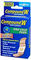 Compound W Wart Remover Invisible One Step Strips 14