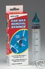 Aculife Ear Wax Removal Syringe.