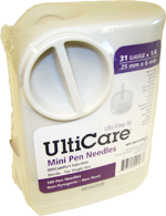 Ulticare Pen Needle 8Mm 31G 100 Ct