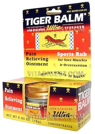 Image 0 of Tiger Balm Non-Staining Ultra Strength Pain Relieving Ointment 18 Gm