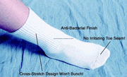 Image 0 of Pedifix Special Order Seamless Everyday Socks Small L(5-71/2)