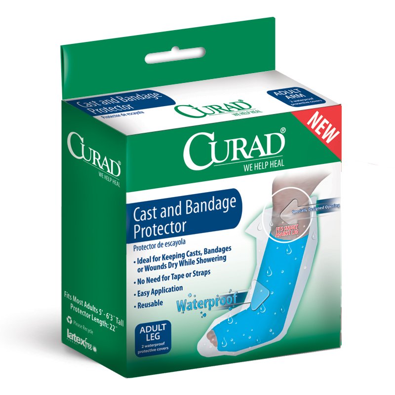 Image 0 of Curad Cast Bandage Protector For Leg Adults 2 Ct.