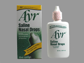 Ayr Saline Nasal Drops 1.69 Oz
