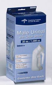 Male Urinal Translucent Bulk Packed 48Each Case