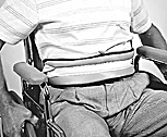 Safety Belt Wheelchair Universal 1Each Box