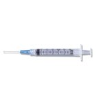 BD Syringe Luer Lok 1'' 23Gx3Ml 100 Ct.