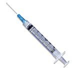 Image 0 of BD Luer Lok Syringe 1'' 25G x 3ml 100ct