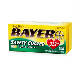 Bayer Aspirin 325 Mg Caplets 100 Ct.
