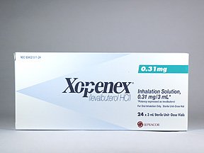 Image 0 of Xopenex 0.31 Mg/3Ml Solution 24X3 Ml By Akorn Inc.