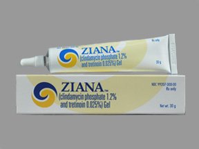 Ziana Gel  30 Gm By Valeant Pharma