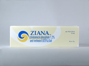 Ziana Gel 60 Gm By Valeant Pharma