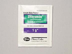 Image 0 of Zithromax 1 Gm SDP Pkt 3 By Pfizer Pharma 
