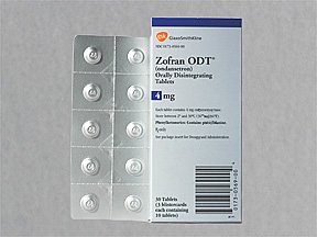 Zofran ODT 4 Mg Tabs 30 By Glaxo Smith Kline. 