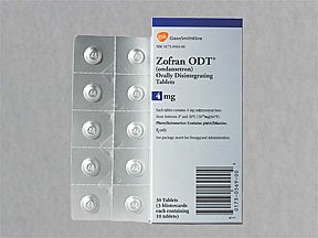 Image 0 of Zofran ODT 4 Mg Tabs 30 By Glaxo Smith Kline. 