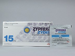 Zyprexa Zydis 15 Mg Tabs 30 By Lilly Eli & Co. 