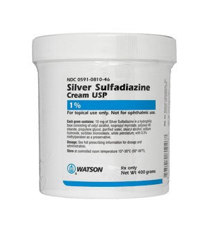 Silver Sulfadiazine 1% Cream 400 Gm By Actavis Pharma