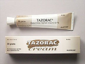 Image 0 of Tazorac 0.1% Cream 30 Gm By Allergan Inc. 