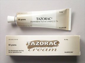 Tazorac 0.1% Cream 60 Gm By Allergan Inc. 