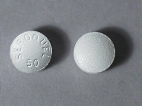 Image 0 of Seroquel 50 Mg Tabs 100 By Astrazeneca Pharma 