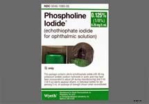 Image 0 of Phospholine Ds .125% Iodi Drops 5 Ml By Pfizer Pharma 