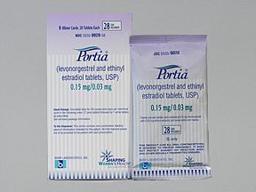 Image 0 of Portia-28 .150/.03 Mg 6x28 Tabs By Teva Pharma