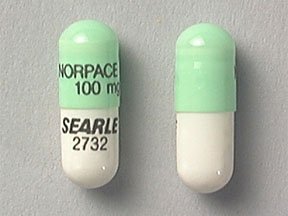 Image 0 of Norpace Cr 100 Mg Caps 100 By Pfizer Pharma 