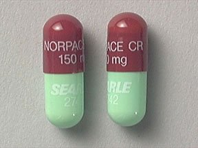 Image 0 of Norpace Cr 150 Mg Caps 100 By Pfizer Pharma