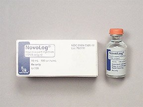Novolog 100U/ml Vial 10 Ml By Novo Nordisk Inc