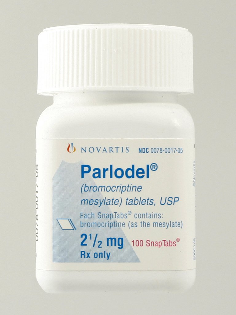 Parlodel 2.5 mg Tablets 1X30 Mfg. By Novartis Pharmaceuticals