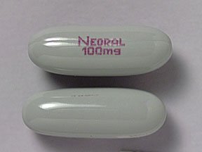 Neoral 100 Mg Gelcaps 30 Unit Dose By Novartis Pharma