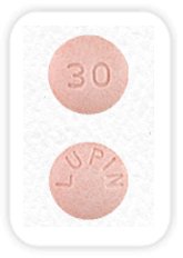 Image 0 of Lisinopril 30 Mg Tabs 100 By Lupin Pharma
