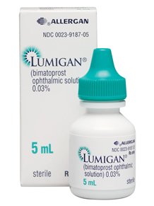 Lumigan 0.03% Drops 1X7.5 ml Mfg.by: Allergan Inc USA.