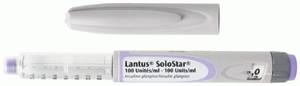 Lantus Solostar 100U/ml Syringe 5X3 Ml By Aventis Pharma