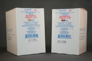 Image 0 of Ibuprofen 600mg Tablets 1X100 each Mfg.by: Major Pharmaceuticals USA. Unit Dose