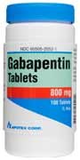 Image 0 of Gabapentin 800 Mg Tabs 100 By Apotex Corp. 