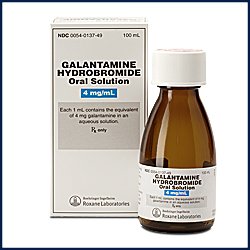 Galantamine Hydrobromide 4mg/ml Solution 100 Ml By Roxane Labs