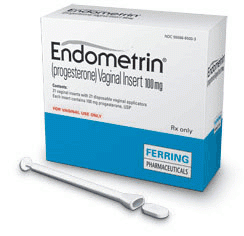 Image 0 of Endometrin 100 Mg 21 Sup By Ferring Pharma
