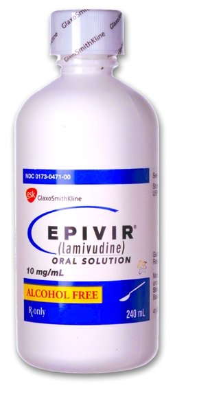 Image 0 of Epivir Hbv 25mg/5ml Solution 240 Ml By Glaxo Smithkline.