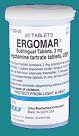 Ergomar 2mg Tablets 1X20 each Mfg.by: Rosedale Therapeutics USA.