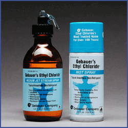 Ethyl Chloride Spray Med 3.5 Oz By Gebauer Company. 