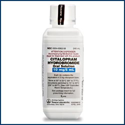 Citalopram Hydrobromide 10mg/5ml Solution 240 Ml By Roxane Labs