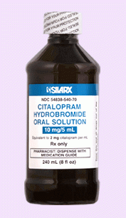 Image 0 of Citalopram Hydrobromide 10mg/5ml Solution 240 Ml By Silarx Pharma.