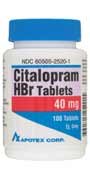 Image 0 of Citalopram Hydrobromide 40 Mg Tabs 500 By Aurobindo Pharma. 