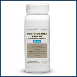 Clotrimazole 10 Mg Lozenges 140 By Roxane Labs.