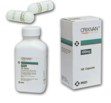 Image 0 of Crixivan 200mg Caps 1X360 each Mfg.by: Merck Human Health Division USA Unit Dose