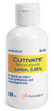 Cutivate 0.05% Lotion 120 Ml By Pharmaderm. 