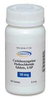 Cyclobenzaprine Hcl 10 Mg Tabs 100 Jubliant Cadista. 