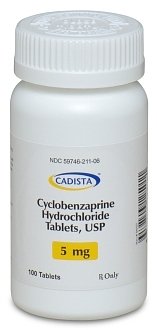 Cyclobenzaprine Hcl 5 Mg Tabs 100 By Jubliant Candista.